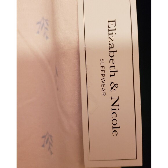 Elizabeth & Nicole  Pink Floral Lace PJs Very Soft Intimate Sleepwear Sz XL NWT - Picture 6 of 13